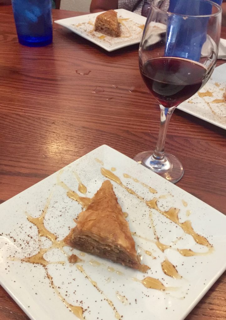 Baklava at Athena Restaurant