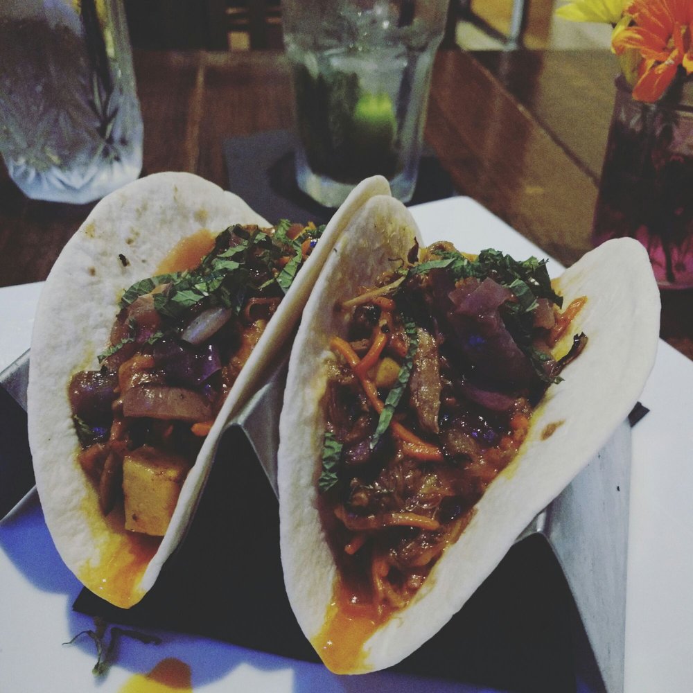 Pork Curry Tacos at Milagro on 12 St. Augustine Florida