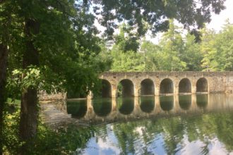 Bridge/Dam at Cumberland Mountain State Park built by CCC