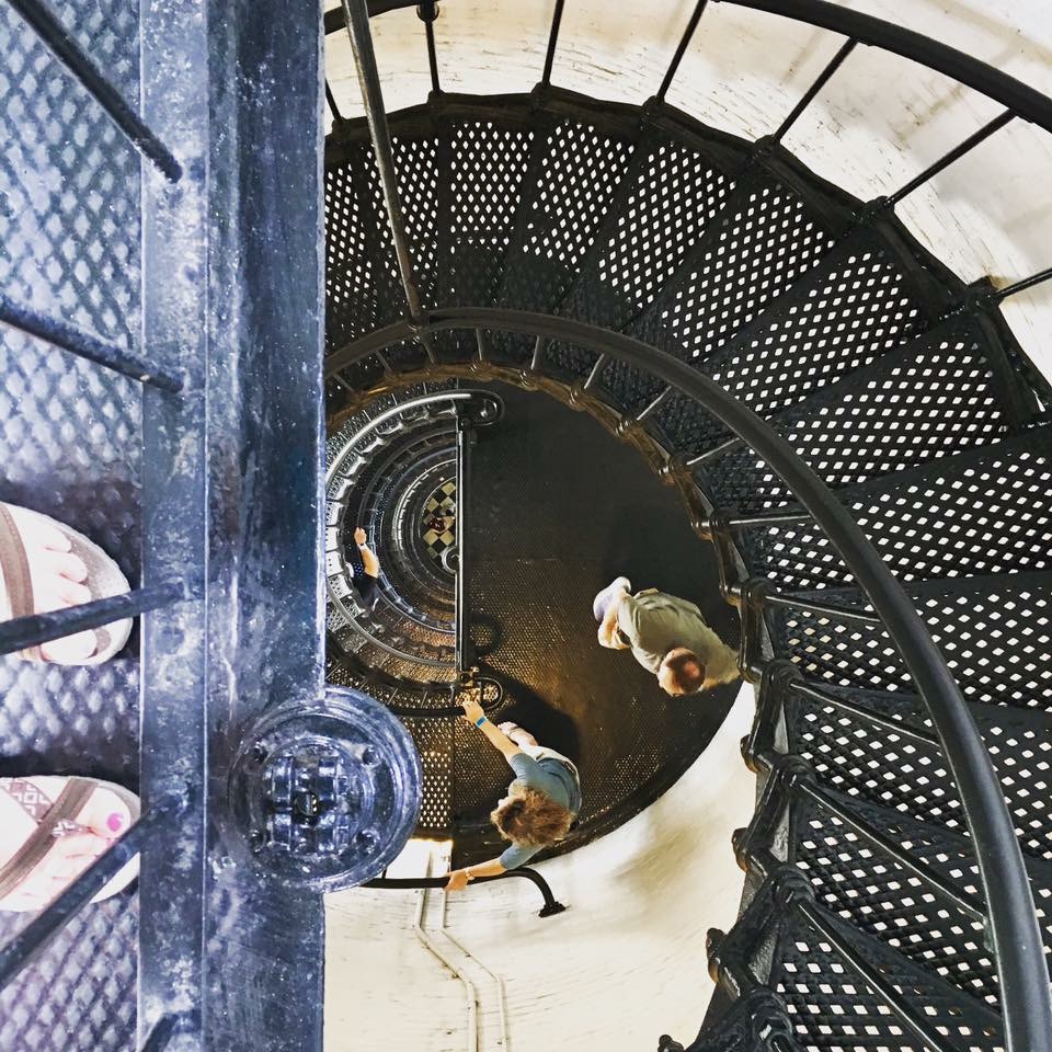 Stairway in Lighthouse at St. Augustine