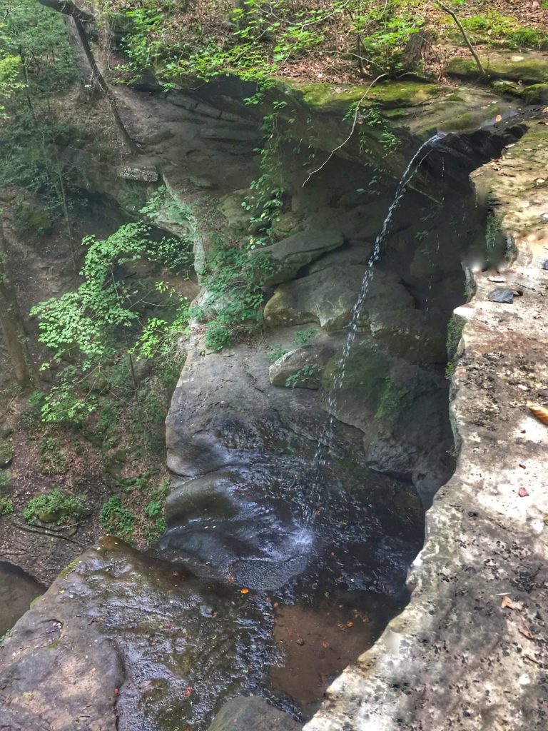 Waterfall at Cane Creek Nature Preserve Muscle Shoal Area Alabama