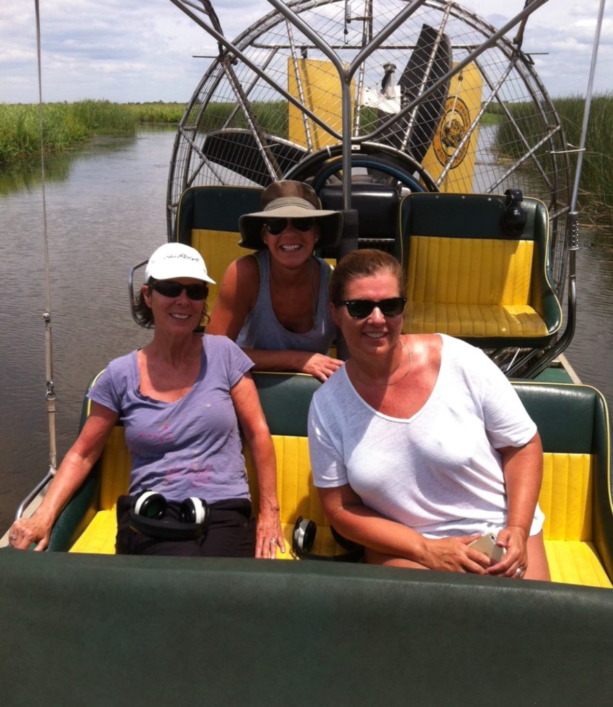 Women in Airboat Mobile Alabama