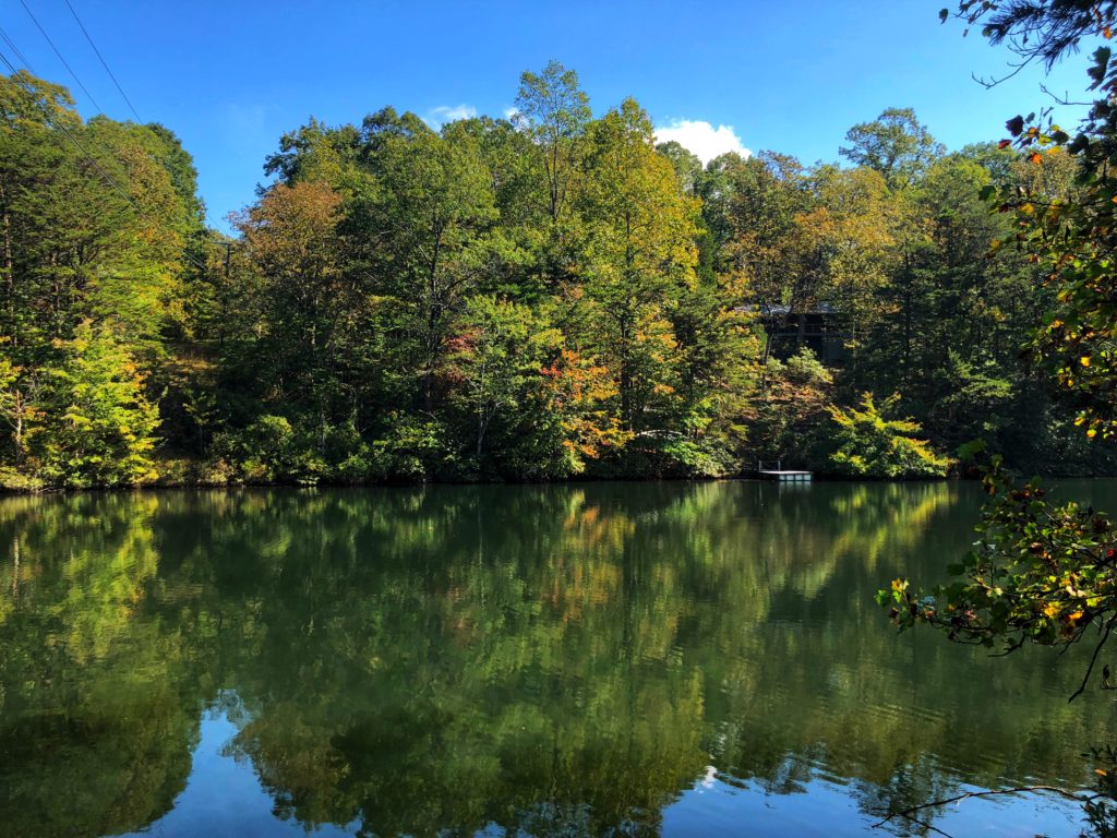 Top of DeSoto Falls, Desoto State Park, Fort Payne Alabama