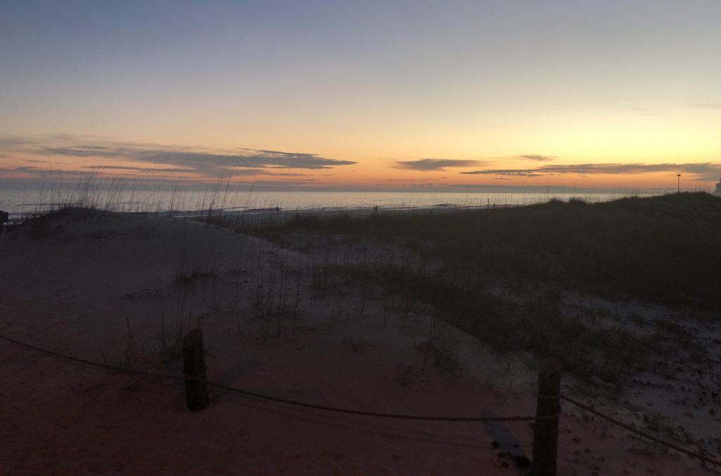 Sunset, Gulf State Park