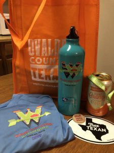 Swag bag from Women Who Wander Outdoor Retreat