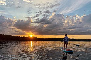 Sunset SUP Paddle, Tyler Texas, Tyler Paddle