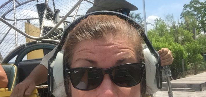 Woman in Airboat Alabama